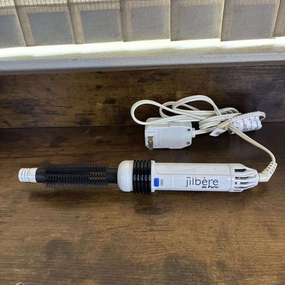 Jilbere de Paris Hot Air Curling Iron Brush Styling Wand Cool Shot JB75A - WORKS